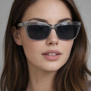 Womens Smokey Clear Fashion Sunglasses New